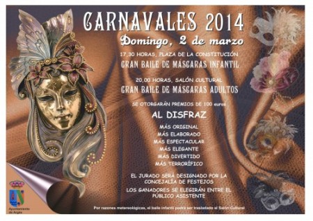 Cartel Carnavales 2014 Argés