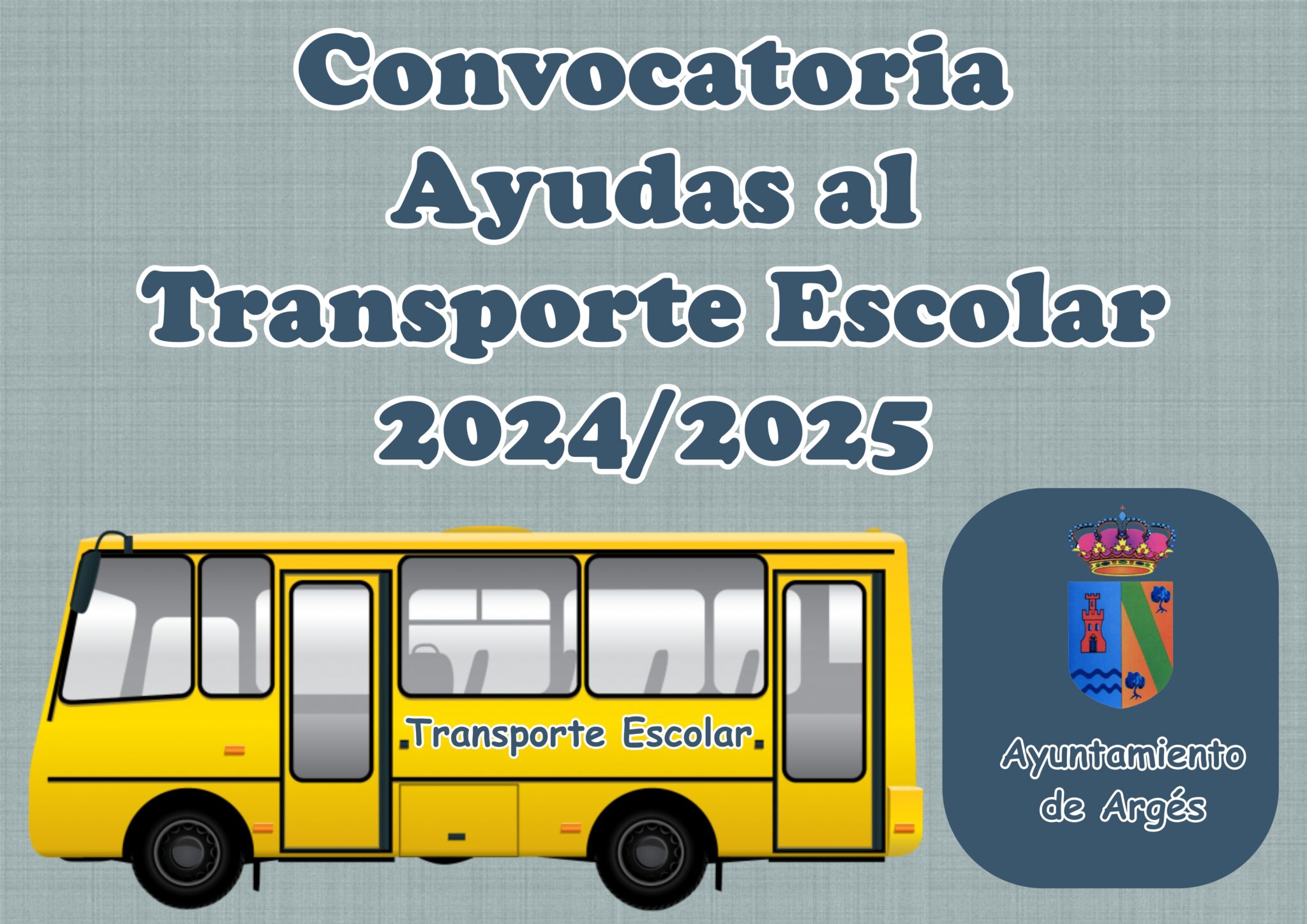 Abierto el plazo para solicitar Ayudas al Transporte Escolar 2024/2025 ...